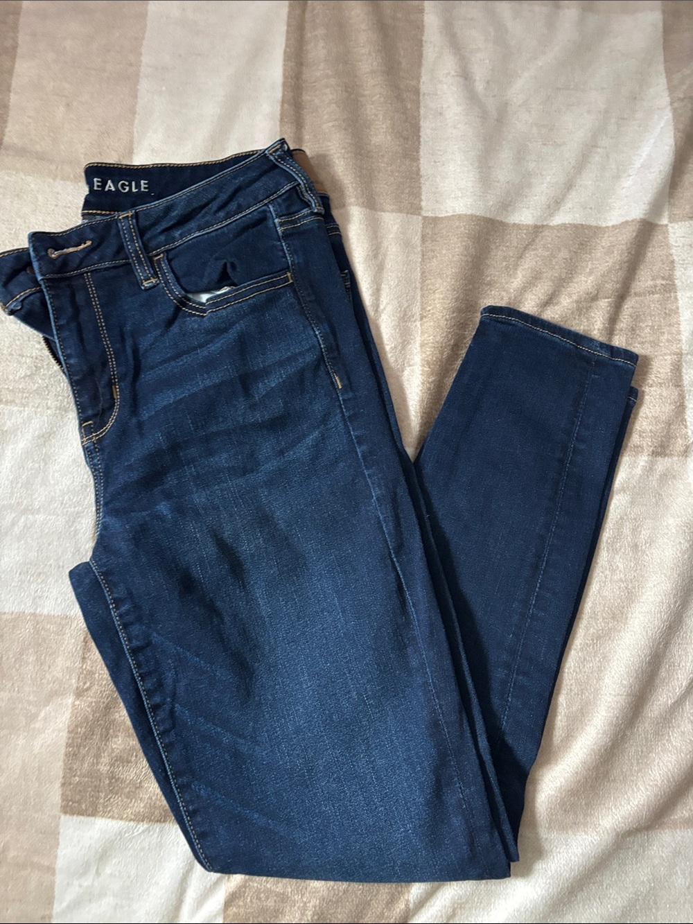 American Eagle Outfitters Dark Blue Skinny Jeans